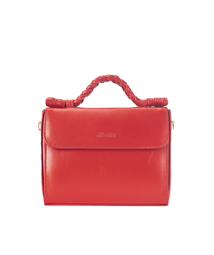 The Alva Bag - Coral Red